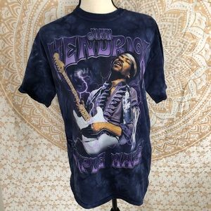 Jimi Hendrix Tee shirt vintage Tie Dye